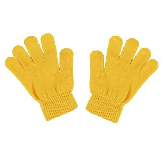 Motique Accessories Kids Gloves Magic Knit Gloves for Girls/Boys Solid Colors