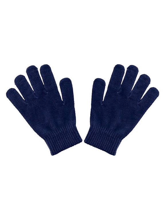 Ladies Gloves Magic Knit Gloves for Women Solid Colors