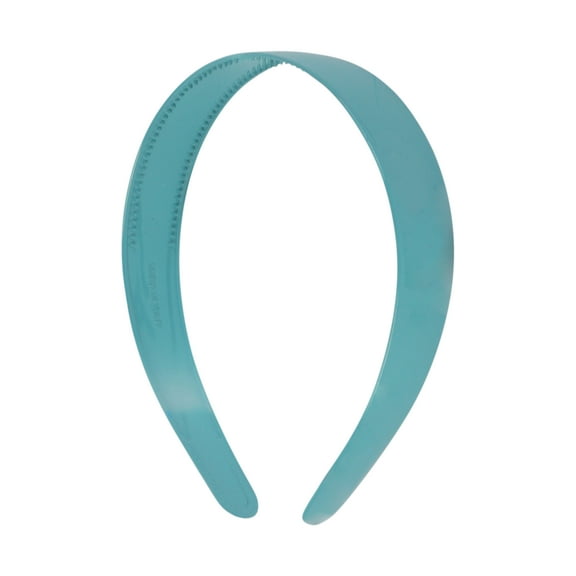 Motique Accessories Light Blue 1 inch Plastic Hard Headband with Teeth Head Band Women Girls