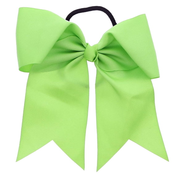 Motique Accessories Lime Jumbo Hair Bow Pony with Tails-Perfect For Adults