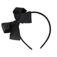 thumbnail image 1 of Motique Accessories Little Girls Headband with Side Grosgrain Bow - Black, 1 of 5