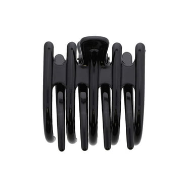 Motique Accessories Marbelized Claw Clip Hair Jaw for Adult Female and Girls- Black