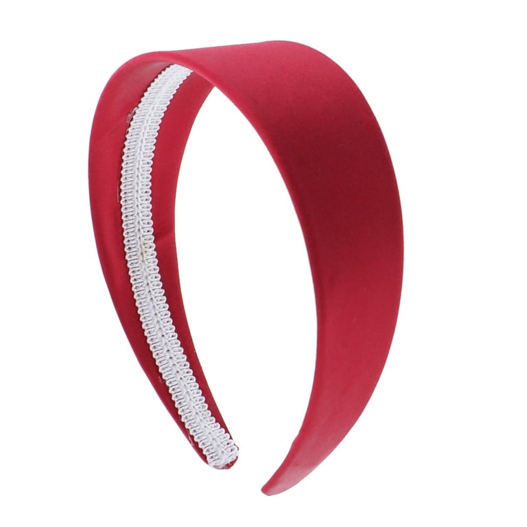 SATIN HAIR BAND BROAD MAROON SATIN HAIR BAND BROAD MAROON