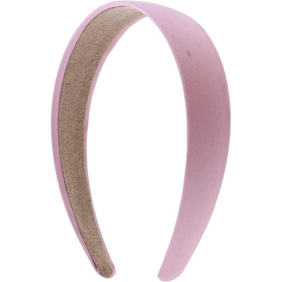 Motique Accessories Mauve 1-inch Satin Hard Headband
