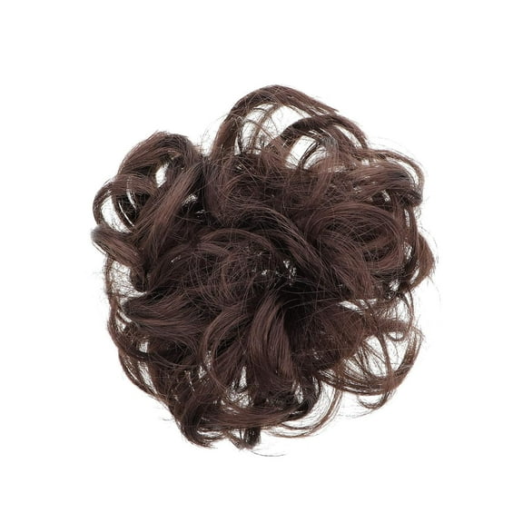 Motique Accessories Messy Bun Synthetic Hair Piece Scrunchie - Brown