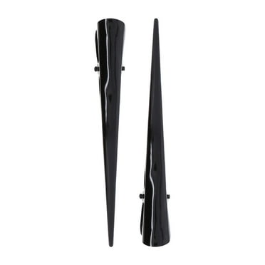 Motique Accessories Metal Concord/Beak Clip for Adult Female and Girls- Set of 2 - Black