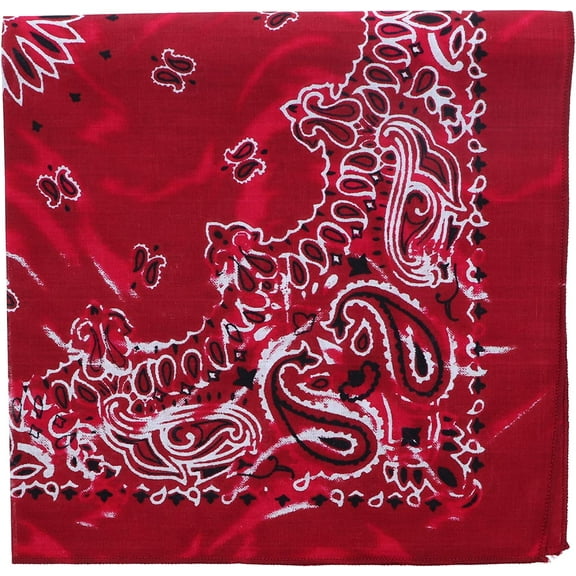 Motique Accessories Modern Tie Dye Bandana - Burgundy
