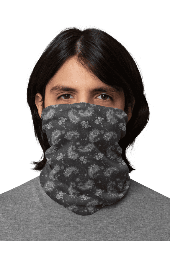 Paisley Bandana Neck Gaiter Tube Headwear Motorcycle Face Scarf for Adult Unisex