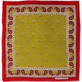 thumbnail image 1 of Motique Accessories Paisley Print Design Bandana-Light Olive, 1 of 4
