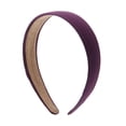 thumbnail image 1 of Motique Accessories Purple 1 inch Satin Hard Headband, 1 of 5