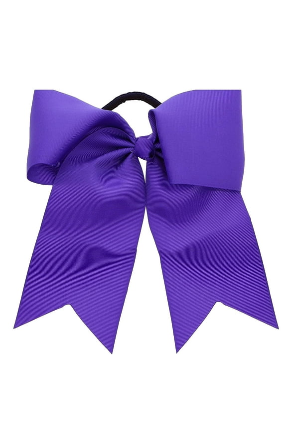 Purple Jumbo Bow Pony with Tails-One Size, Adults (Purple)