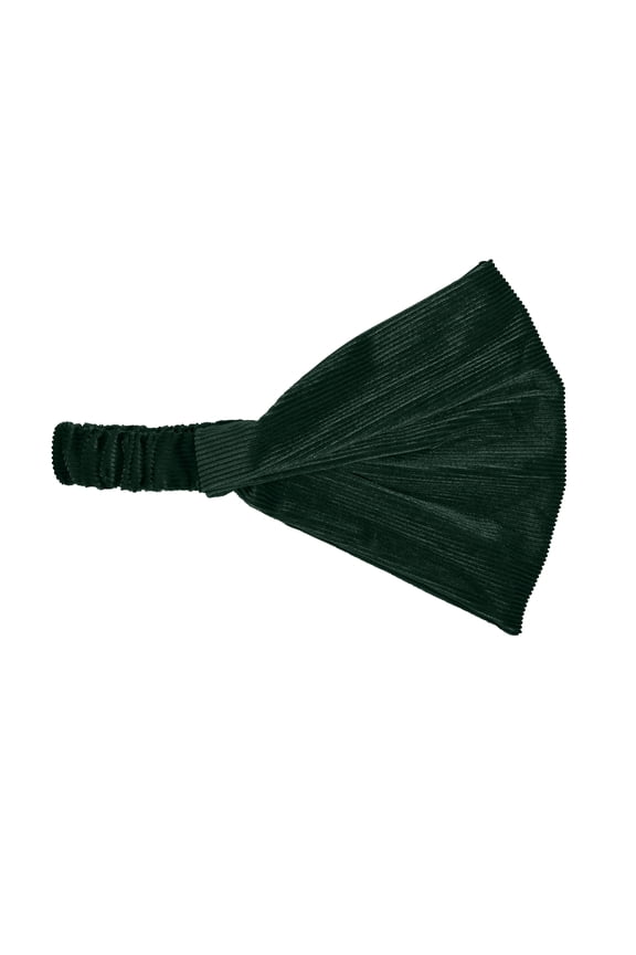 Ribbed Velour Wide and Stretchy Headwrap