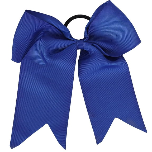 Motique Accessories Royal Blue Jumbo Bow Pony with Tails, for Adults