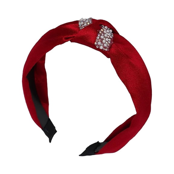 Motique Accessories Satin Turban Knot Headband for Women and Girls