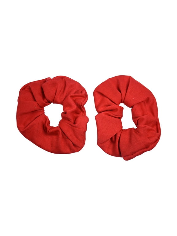 Set of 2 Large Solid Scrunchies