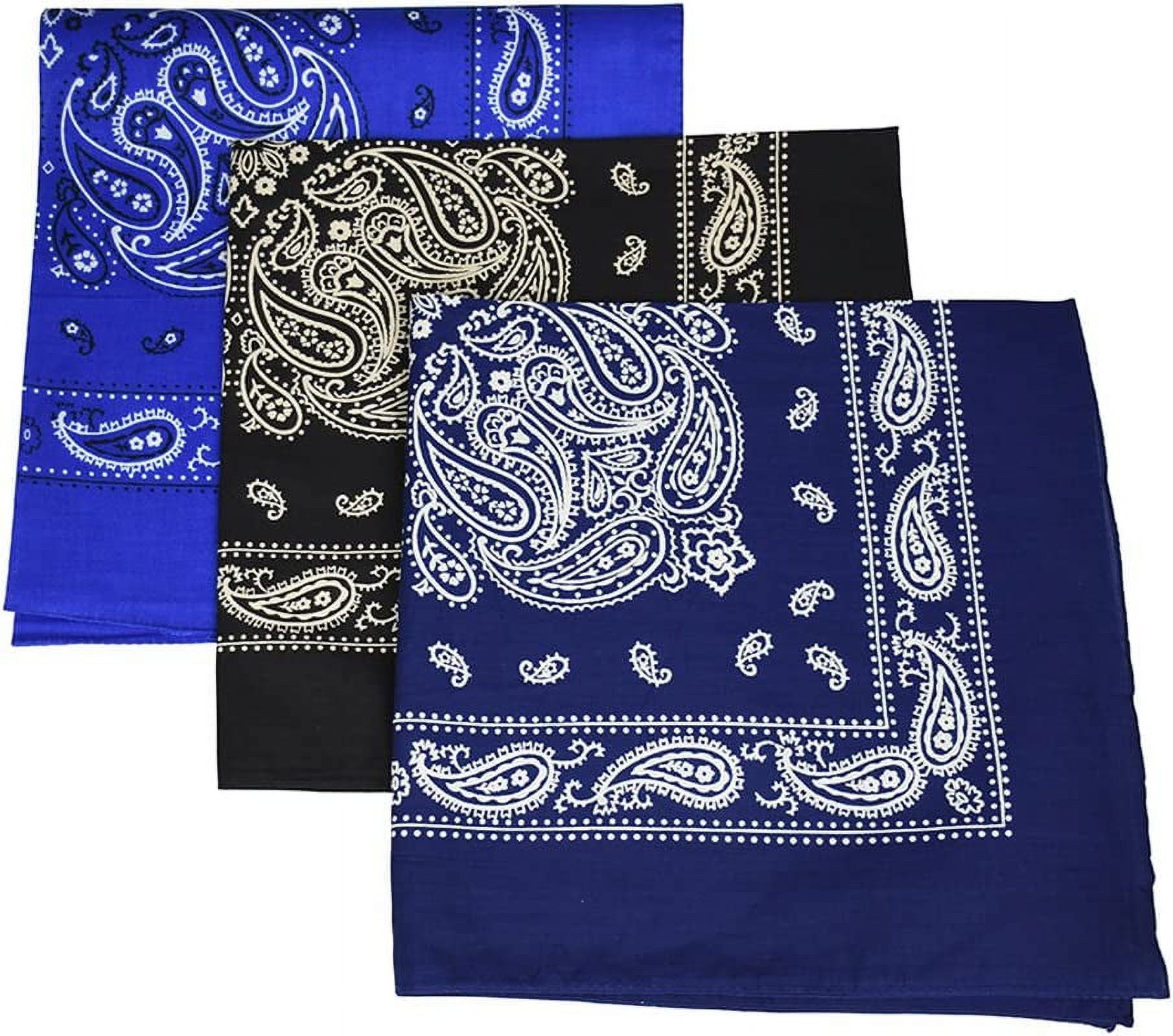 Motique Accessories Set of 3 Jumbo Bandanas