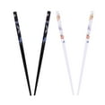 thumbnail image 1 of Motique Accessories 4Hair Sticks Hair Chopsticks, Butterflies, for All Adults-Black & White One Size, 1 of 4