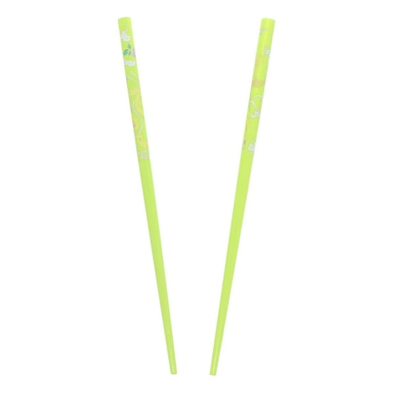 Motique Accessories Set of Wooden Hair Sticks with Chinese Dragon Chopsticks, One Size Fits For all Adult Females-Green