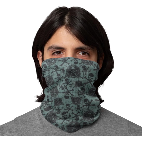 Motique Accessories Skull Designs Seamless Tube Bandana Neck Gaiter