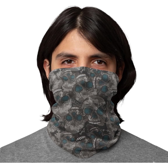 Motique Accessories Skull Designs Seamless Tube Bandana Neck Gaiter