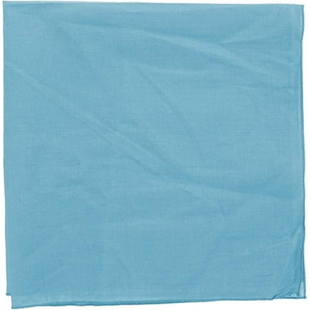 Motique Accessories Solid Color Bandana-Light Blue