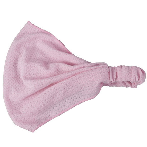 Motique Accessories Solid Headwrap with Delicate Design (Light Pink, Medium)