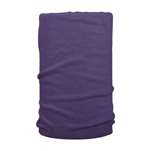 Motique Accessories Solid Seamless Tube Bandana Neck Gaiter for Adult Unisex-Purple