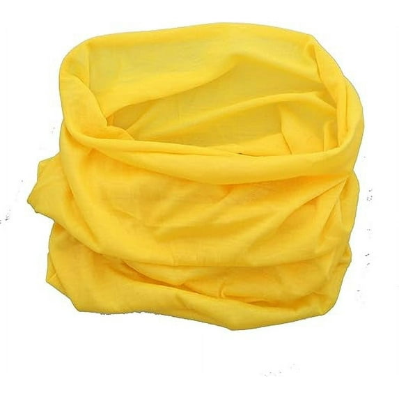 Motique Accessories Solid Seamless Tube Bandana Neck Gaiter for Adult Unisex