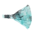 thumbnail image 1 of Motique Accessories Stretchy Headwrap Tye Dye Boho Wide Hair Band Yoga (Light Aqua), 1 of 2