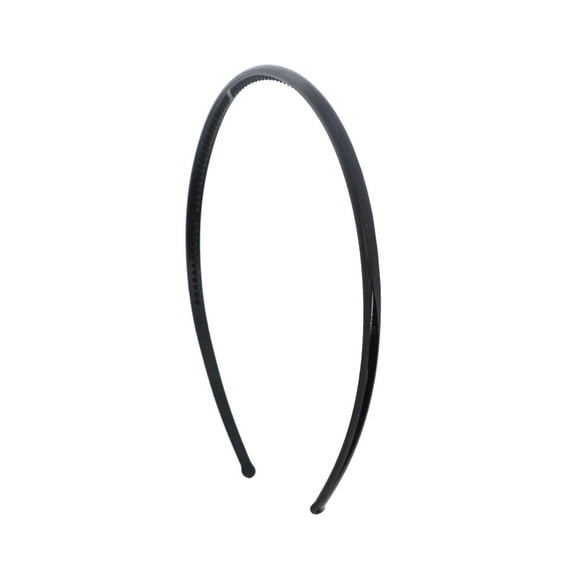 Motique Accessories Thin Plastic Headband - Black