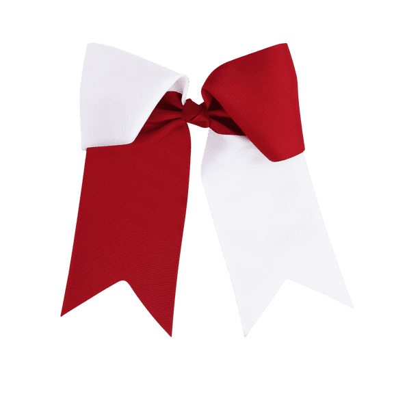 Motique Accessories Two-Tone Bow Hair Clip, One Size fits for all adults - Burgundy