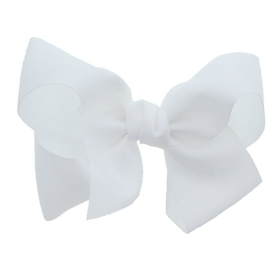 5.5 Inch Grosgrain Hair Bow Clip For Woman And Girls