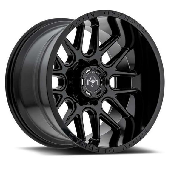 Motiv 423B Magnus Black Wheel Rim, 20" x 9" 8 x 6.5" 18mm, 423B-2098118 Fits select: 2006-2008 DODGE RAM 1500, 2013-2023 RAM 2500