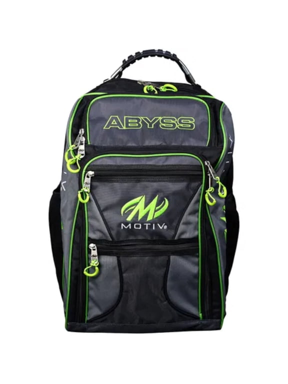 Abyss Giant Backpack for Bowlers, Large Capacity Bowling Gear Bag, Laptop Compartment, Multi-Pocket Storage, Durable Travel Backpack