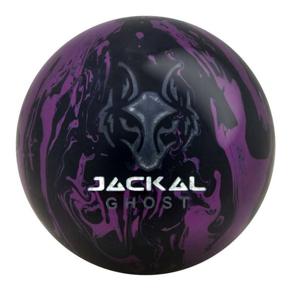 Motiv Jackal Ghost Bowling Ball- Black/Purple (15lbs)