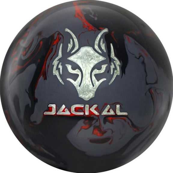 Motiv Jackal Onyx Solid Black/Gray/Red Bowling Ball
