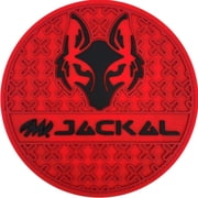 MOTIV Jackal Grip Disk Shammy Red/Black   Bowling Ball Oil Remover Pad, High Absorption Cleaner, Bowling Accessory