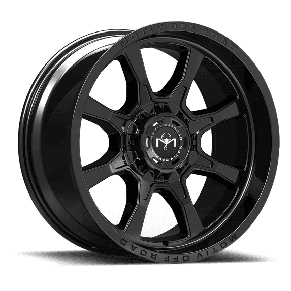 Motiv Off Road 427B GLOCK 427B-8908718 18X9 8X170 (+18) MTV 427B Glock (HB 125.2) Gloss Black with Lip Logo Cast Aluminum
