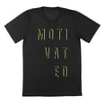 thumbnail image 1 of Motivated Shadow Humor Graphic Black Mens T-Shirt, 1 of 1