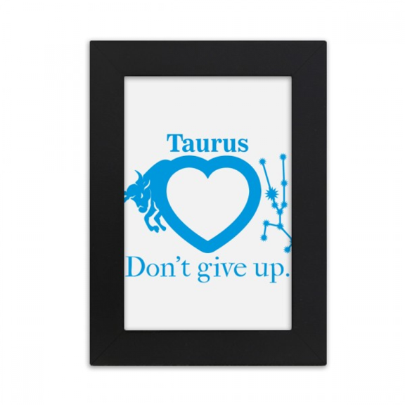 Motivation Constellation Love Taurus Desktop Photo Frame Picture Display Art Painting Exhibit
