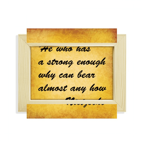 Motivation Life Answer Desktop Decorate Photo Frame Picture Art Painting 5x7 inch