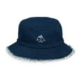 thumbnail image 1 of Motivation Over Everything Distressed denim bucket hat, 1 of 1