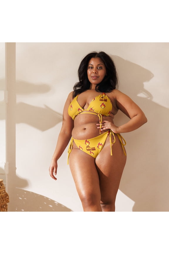 Motivation Over Everything string bikini