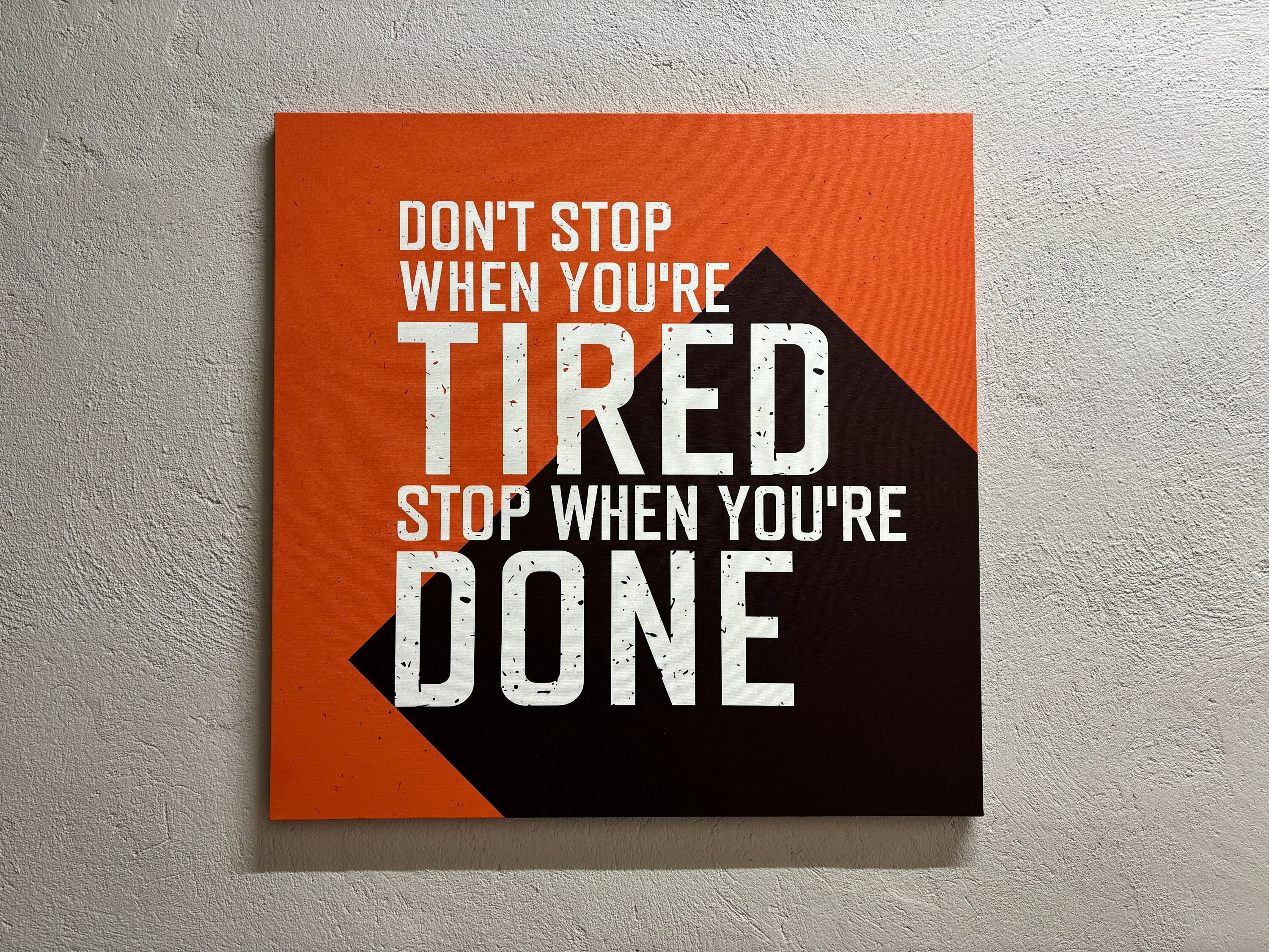 Motivation Printed, Positive Art Canvas, Success Art, Don't Stop ...