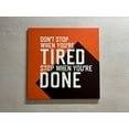 thumbnail image 1 of Motivation Printed, Positive Art Canvas, Success Art, Don't Stop, Workplace Art Canvas, Quote Poster, Inspirational Artwork, Canvas Wall Decor - Black Framed, 1 of 6