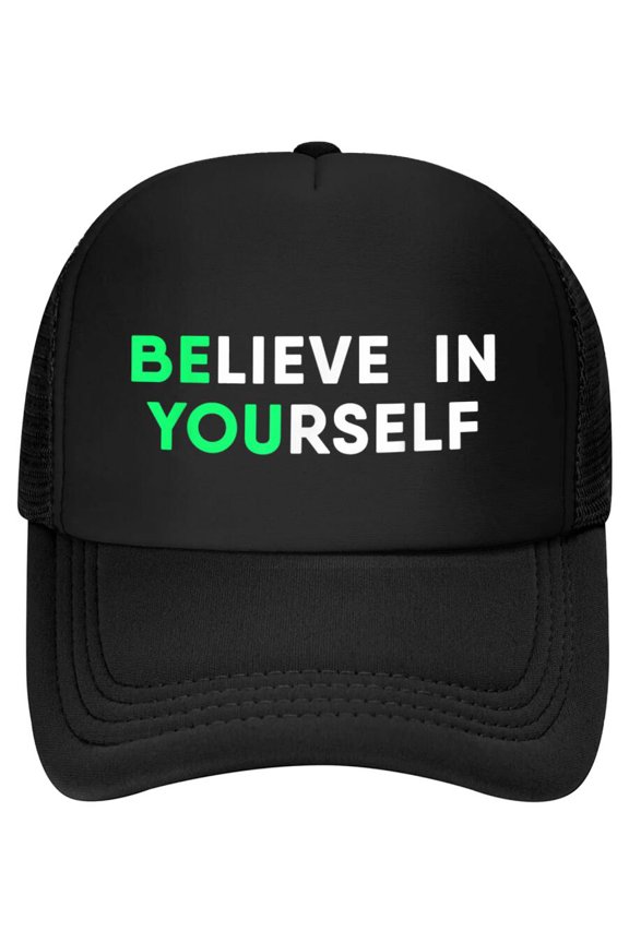 Motivation Quote Believe In Yourself Inspirational Baseball Cap