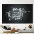 thumbnail image 1 of Motivation Wall Art, Frendship Printed Canvas, Inspirational Printed, Positivity, Posite Quotes Art Canvas, Success Wall Decor, Canvas Wall Decor - 5P Mix-Rolled Canvas, 1 of 9