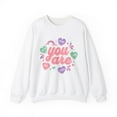 thumbnail image 1 of Motivation Women Positive, Motivational Inspirational Quote Sweatshirt, 1 of 4