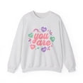 thumbnail image 1 of Motivation Women Positive, Motivational Inspirational Quote Sweatshirt, 1 of 4