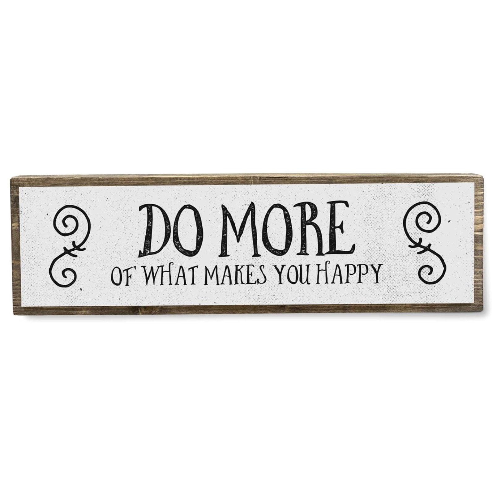 Motivation Wood Signs (Medium - Wood And Metal, Do More Of What Makes ...